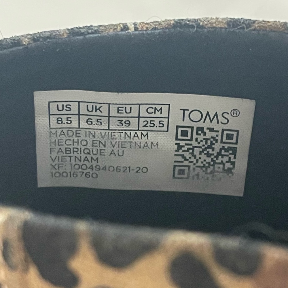 Toms Leopard Print Slip-On Ankle Boots - Picture 12 of 14